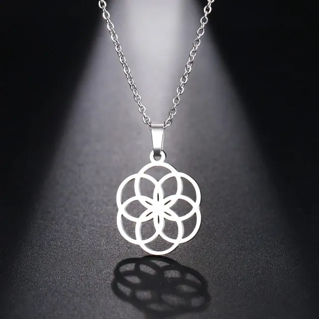 Verižica spiritualna, v srebrni barvi